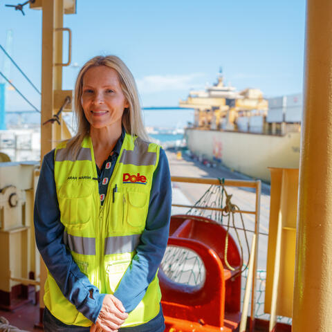 2025 Maritime Month, Sarah Marsh, Dole Fresh Fruit Company, Portrait