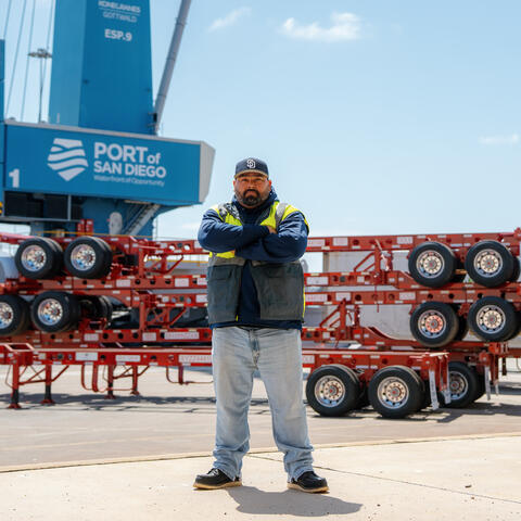 2025 Maritime Month, Gilbert Salgado, Port of San Diego, Portrait