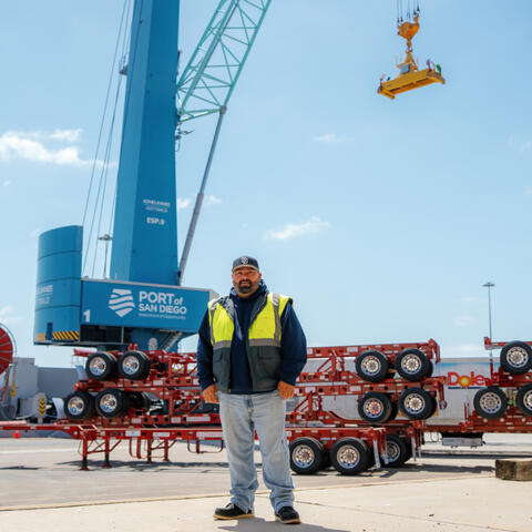 2025 Maritime Month, Gilbert Salgado, Port of San Diego, Portrait