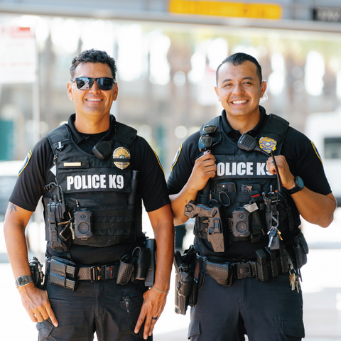 K9 Harbor Police officers