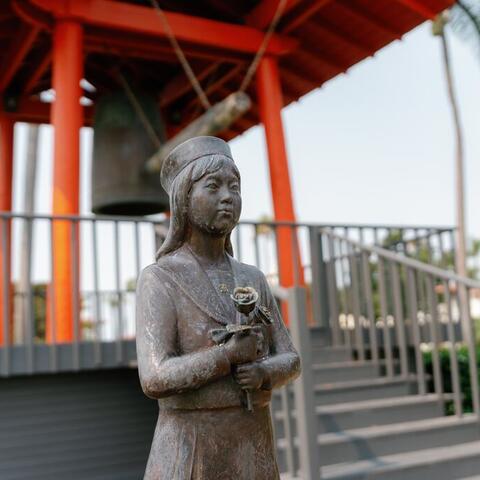 Yokohoma Friendship Bell at Shelter Island Shoreline Park