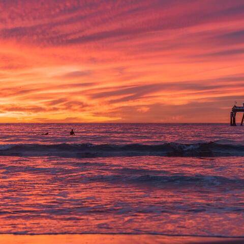Sunset Imperial Beach Pier