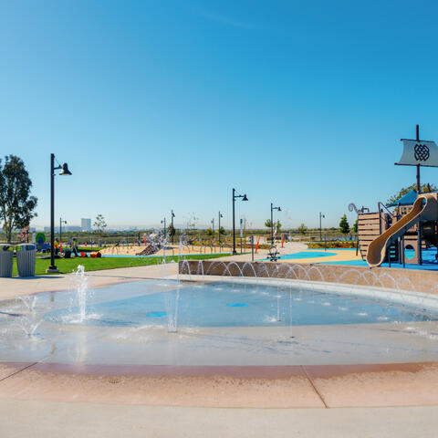 Splash pad at Pepper Park