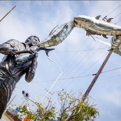 Cannery Worker's Tribute, Albacore Fish Arch