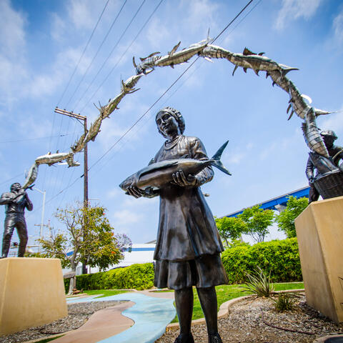 Cannery Worker's Tribute, Albacore Fish Arch